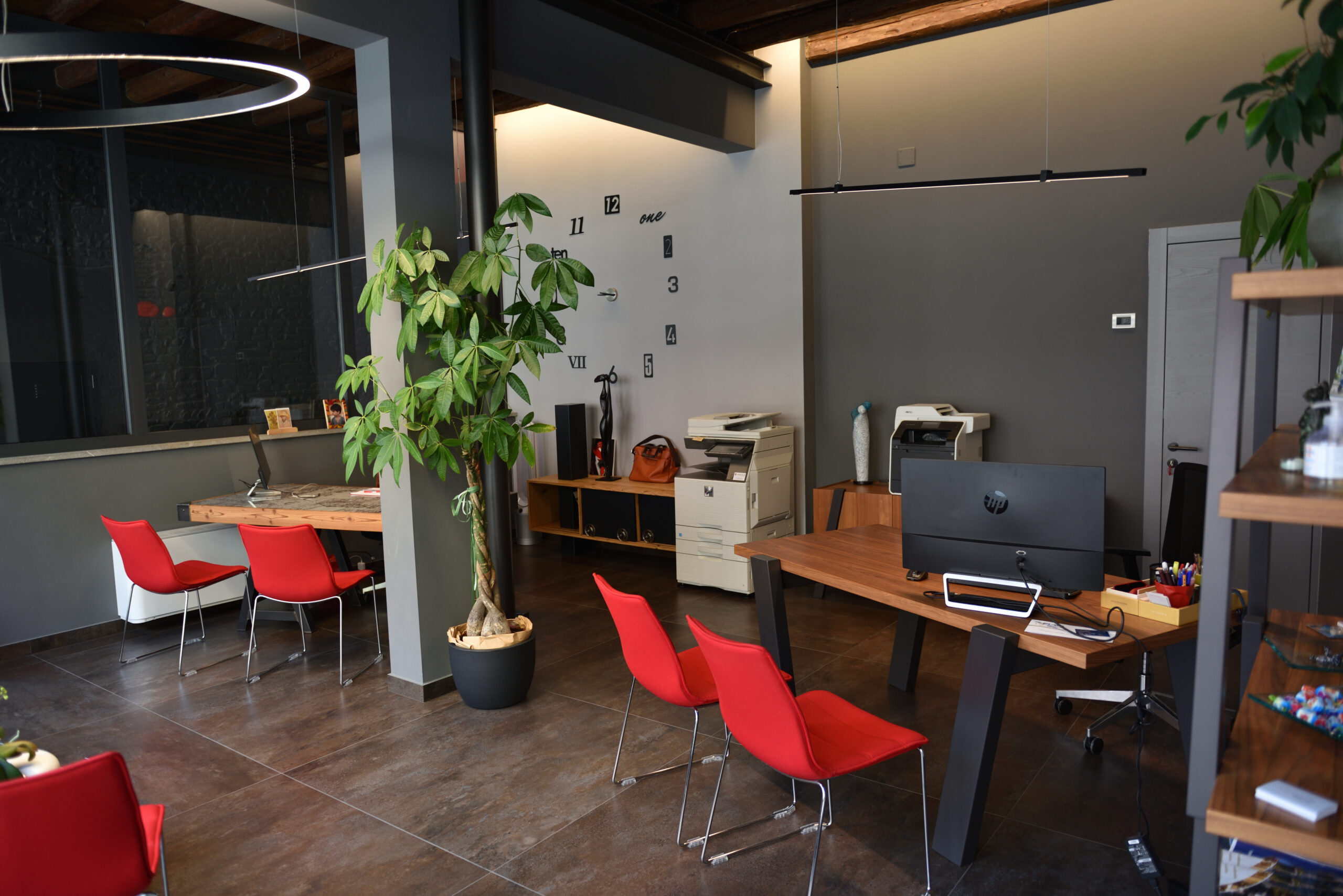 Ufficio Vanessa Immobiliare a Palmanova, interno accogliente