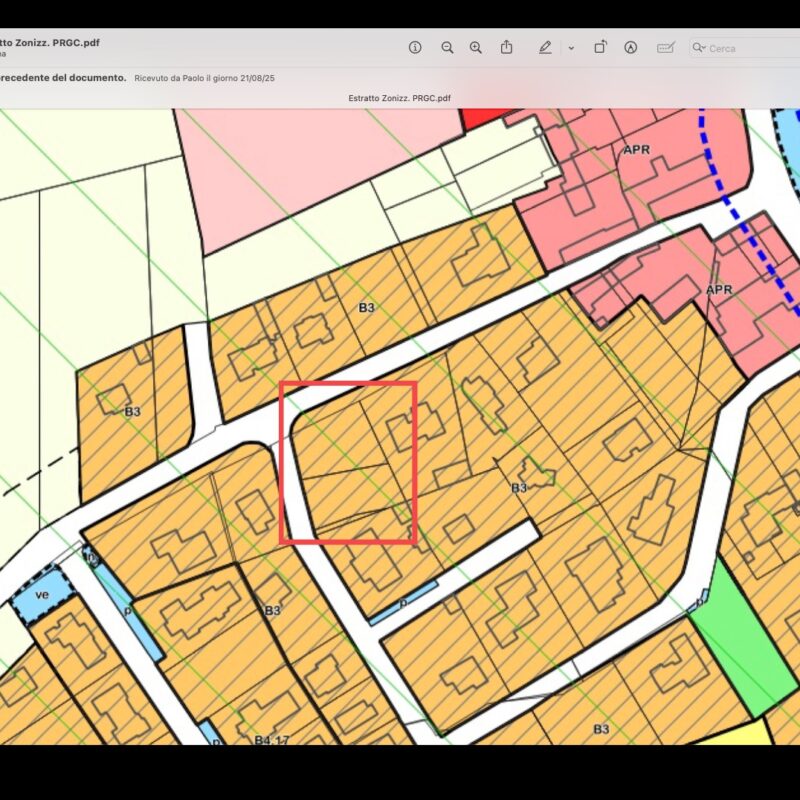 Pavia di Udine, terreno edificabile urbanizzato